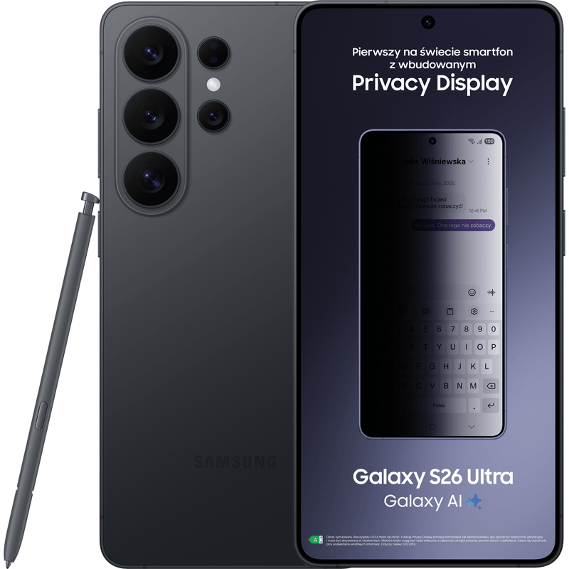 Samsung Galaxy S26 Ultra 5G czarny