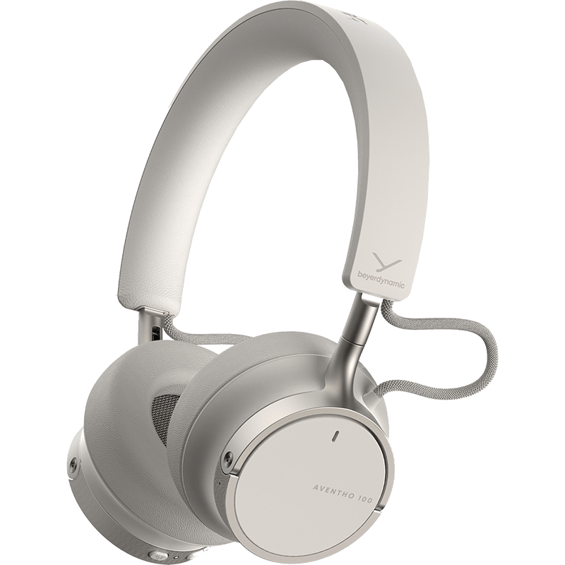 Słuchawki bezprzewodowe BEYERDYNAMIC Aventho 100 kremowe front lewy obrót