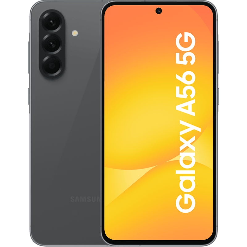 Samsung Galaxy A56 5G 8/256GB grafitowy front i tył